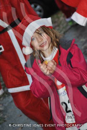 Yeovil Santa Dash - December 15, 2013: Around 200 runners of all ages took part in the annual Santa Dash held at Yeovil Country Park to raise money for St Margaret's Somerset Hospice. Photo 9