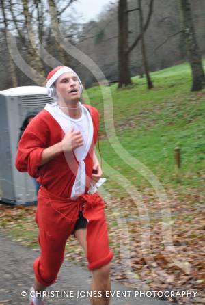 Yeovil Santa Dash - December 15, 2013: Around 200 runners of all ages took part in the annual Santa Dash held at Yeovil Country Park to raise money for St Margaret's Somerset Hospice. Photo 13