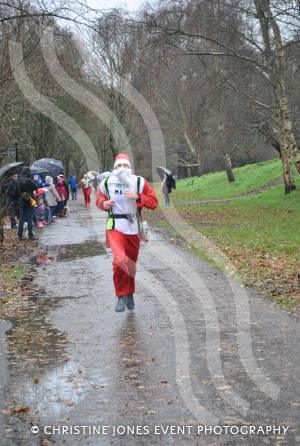 Yeovil Santa Dash - December 15, 2013: Around 200 runners of all ages took part in the annual Santa Dash held at Yeovil Country Park to raise money for St Margaret's Somerset Hospice. Photo 14