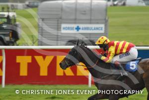 Gas Line Boy, ridden by Richard Johnson, storms home to take the first race of the new 2012-13 season at Wincanton Racecourse on October 18, 2012