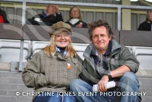 Hayley Dowding and her brother Gary take it easy at Wincanton