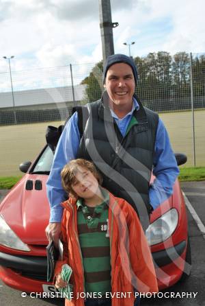 Dad Adam Elwick and seven-year-old son Toby