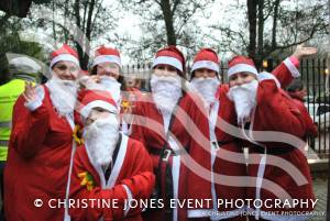 2013: That was the year that was! DECEMBER: Santa Dash at Yeovil Country Park in aid of St Margaret’s Somerset Hospice.