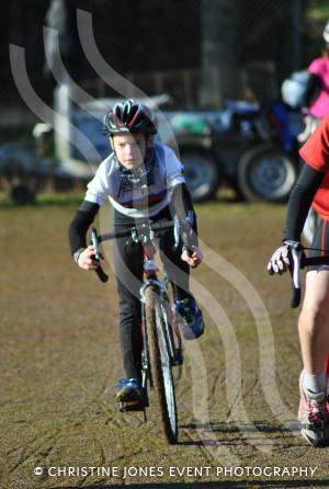 Wessex Wizards Triathlon Club Juniors - January 2014: Junior triathletes enjoy cycling training at Westfield Academy in Yeovil. Photo 15