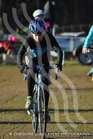 Wessex Wizards Triathlon Club Juniors - January 2014: Junior triathletes enjoy cycling training at Westfield Academy in Yeovil. Photo 19