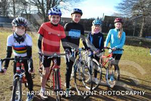 Wessex Wizards Triathlon Club Juniors - January 2014: Junior triathletes enjoy cycling training at Westfield Academy in Yeovil. Photo 33