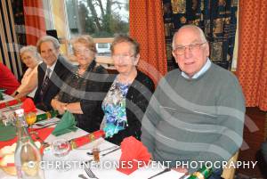 Ilminster Senior Citizens Lunch – January 2014: Diners at the Shrubbery Hotel. Photo 3.