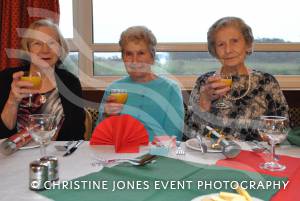 Ilminster Senior Citizens Lunch – January 2014: Mary Overd, Pam White and Pearl White. Photo 4.