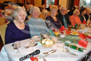 Ilminster Senior Citizens Lunch – January 2014: All smiles from Christmas party diners. Photo 7.