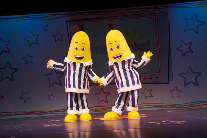 Bananas in Pyjamas at the Octagon