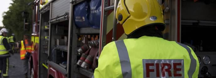Block of flats evacuated because of fire