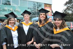 Graduates Helen Packard, Jan Skeemer, Jane Taylor and Tabitha Twidale.