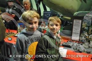 Eight-year-olds Ben Bascombe and Jack Porter at the Autumn Model Show at the Fleet Air Arm Museum, RNAS Yeovilton, on October 27, 2012