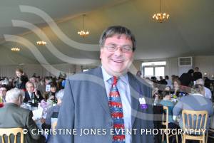 Steve Carpenter acted as auctioneer during the charity day at Wincanton Racecourse on October 28, 2012