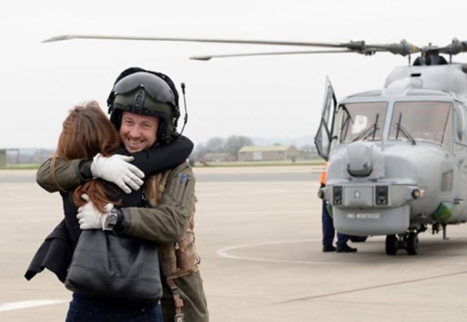 Lynx crew return home safe and sound