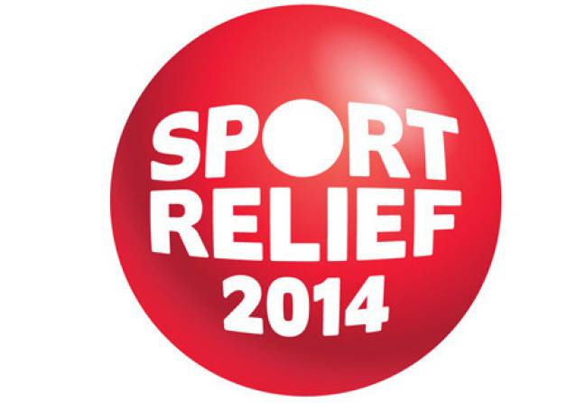 Sport Relief 2014: Man versus Machine as cyclists race a helicopter!