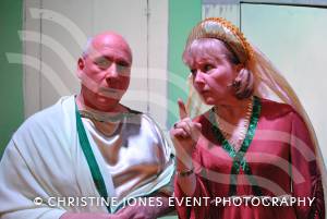 CLOS & A Funny Thing etc - March 2014: Domina (Marjie Dorling) and Senex (Greg Groves).  Photo 5