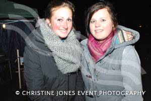 Amy Brown and Chloe Dent at the Fireworks Extravaganza at Westland Leisure Complex on November 2, 2012