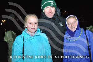Sean Everett with Kelsey Green and Emily Green at the Fireworks Extravaganza at Westland Leisure Complex in Yeovil on November 2, 2012