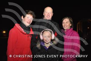 A family enjoys the fun at the Fireworks Extravaganza at Westland Leisure Complex in Yeovil on November 2, 2012