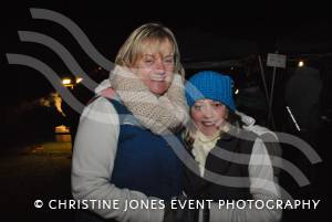 Lucky Strickland, left, with Pippa Strickland at the Fireworks Extravaganza at Westland Leisure Complex in Yeovil on November 2, 2012