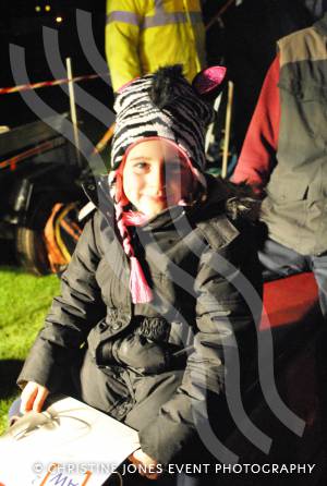Alisha is on the train at the Fireworks Extravaganza at Westland Leisure Complex in Yeovil on November 2, 2012
