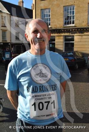 Ilminster Mayor, Cllr Roger Swann, to go 'on the run' in the Ilminster Lions 10k on November 4, 2012