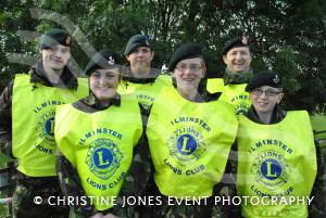 Army cadets support the Ilminster Lions 10k on November 4, 2012