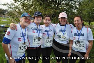 Piers Simon Appeal runners with Lucy Ford, Caroline Reeve, Julia Lowe, Amy Ralph and Emma Hughes