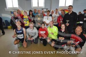 Winning group photo from the Ilminster Lions 10k on November 4, 2012