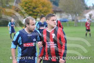 Ilminster Town 2, Watchet Town 1: Ilminster Town's Scott Jennings keeps close tabs on his man.