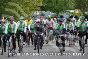 Back From Boro - Arriving Home May 2014: Charity cyclists arrive back at Yeovil Town FC after a 334-mile cycle ride from Middlesbrough. Photo 12