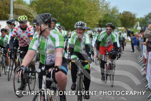 Back From Boro - Arriving Home May 2014: Charity cyclists arrive back at Yeovil Town FC after a 334-mile cycle ride from Middlesbrough. Photo 20