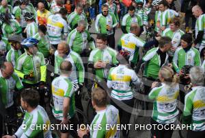 Back From Boro - The Cyclists May 2014: The cyclists back at Huish Park after their 334-mile charity ride from Middlesbrough. Photo 20