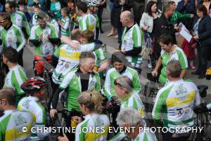 Back From Boro - The Cyclists May 2014: The cyclists back at Huish Park after their 334-mile charity ride from Middlesbrough. Photo 24