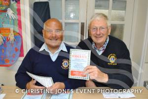 Ilminster Lions Club Fete - May 24, 2014: Welcome with a smile to the Ilminster Lions Fete with Dave Case and Geoff Geater. Photo 1