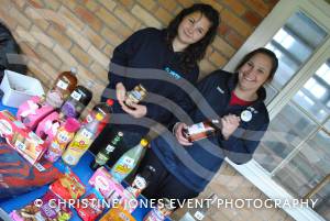 Ilminster Lions Club Fete - May 24, 2014: Courtney Pas, left, and Julia Jackson, of Tesco, at the tombola stall raising money for Diabetes UK. Photo 6