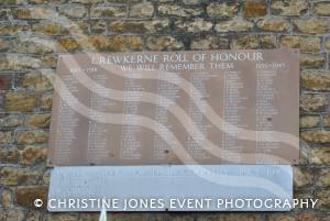 The names of the Crewkerne Fallen at Falkland Square.
