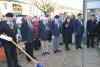 Crewkerne falls silent for a two-minute mark of respect - a day earlier than normal - for Armistice Day on November 10, 2012, in Falkland Square.