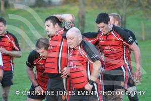Crewkerne 10pts, Taunton 3rds 6 - Nov 10, 2012: Crewkerne pack members prepare for a scrum.