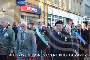 Veterans on the march at Remembrance Day Parade in Yeovil on November 11, 2012. Photo 14.