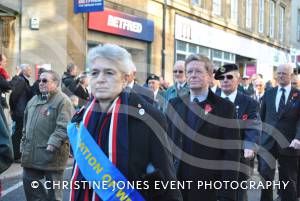 Veterans on the march at Remembrance Day Parade in Yeovil on November 11, 2012. Photo 17.