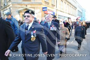 Veterans on the march at Remembrance Day Parade in Yeovil on November 11, 2012. Photo 21.