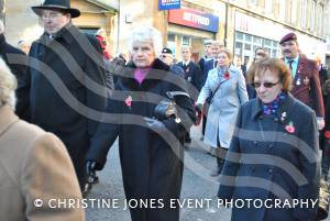 Veterans on the march at Remembrance Day Parade in Yeovil on November 11, 2012. Photo 22.