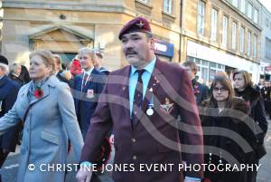 Veterans on the march at Remembrance Day Parade in Yeovil on November 11, 2012. Photo 23.