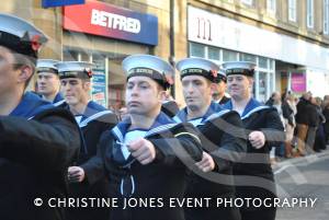 On the march at the Remembrance Day Parade in Yeovil on November 11, 2012. Photo 8.