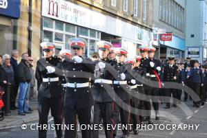 On the march at the Remembrance Day Parade in Yeovil on November 11, 2012. Photo 15.