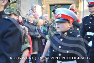 On the march at the Remembrance Day Parade in Yeovil on November 11, 2012. Photo 19.