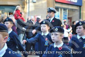 On the march at the Remembrance Day Parade in Yeovil on November 11, 2012. Photo 24.