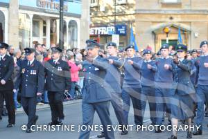 On the march at the Remembrance Day Parade in Yeovil on November 11, 2012. Photo 32.